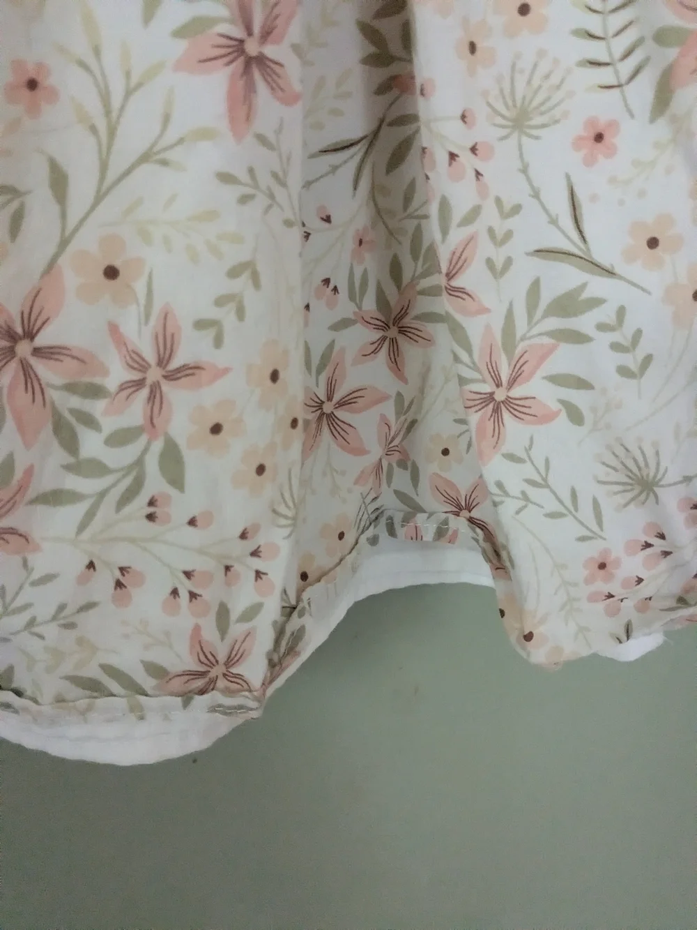 ⭐$7 WHEN BUNDLED⭐Catherine Malandrino Floral Cotton Dress in Pink & Green